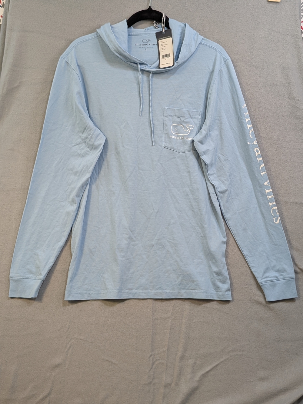 Vineyard Vines Jake Blue Pullover Hoodie Tee